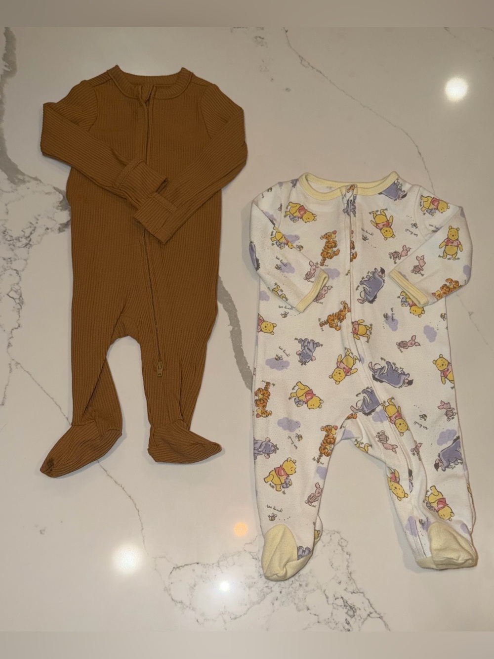 0-3 Months Footie Sleepers (2)